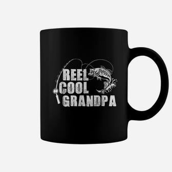 Reel Cool Grandpa Fishing Gift For Dad Or Grandpa Coffee Mug | Crazezy CA
