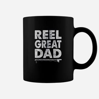 Reel Great Dad Funny Fathers Day Fishing Coffee Mug | Crazezy CA