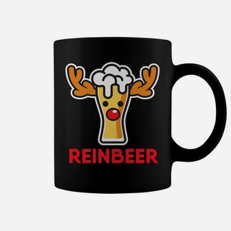 Rein-Beer Reindeer Funny Ugly Christmas Shirt Drinking Gift Coffee Mug | Crazezy UK