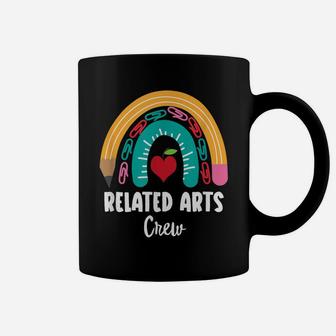 Related Arts Crew, Funny Boho Rainbow For Teachers Coffee Mug | Crazezy