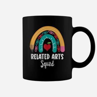Related Arts Squad, Funny Boho Rainbow For Teachers Coffee Mug | Crazezy