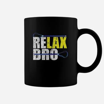 Relax Bro Lacrosse Player Coffee Mug | Crazezy