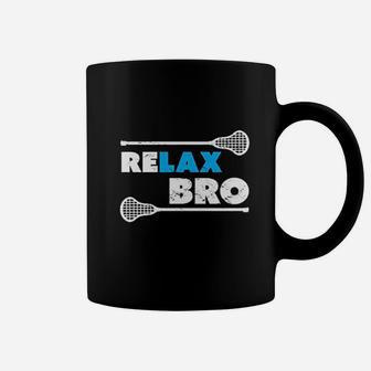 Relax Bro Lacrosse Player Lax Coffee Mug | Crazezy CA
