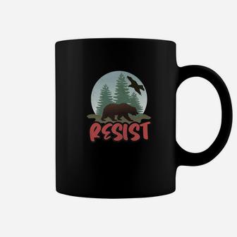 Resist Alt Us National Parks Resist Graphic Bear Coffee Mug - Thegiftio UK