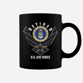 Retired Us Air Force Veteran Retirement Gift Tee Coffee Mug | Crazezy UK