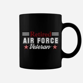 Retired Us Air Force Veteran Vintage Cool Gift Coffee Mug | Crazezy CA