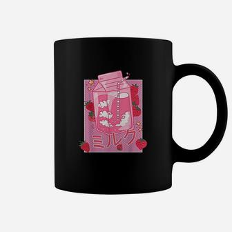 Retro 90S Strawberry Milk Shake Funny Japanese Kawaii Milk Coffee Mug | Crazezy AU