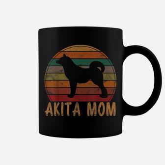 Retro Akita Mom Gift Akita Dog Owner Mother Pet Mama Coffee Mug | Crazezy