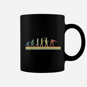 Retro Billiards Human Evolution Lover Gift Pool Snooker Coffee Mug - Thegiftio