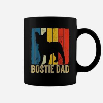 Retro Boston Terrier Dad Gift Dog Owner Pet Bostie Father Coffee Mug | Crazezy UK