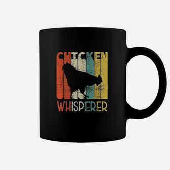 Retro Chicken Whisperer Funny Farmer Chicken Outfit Coffee Mug | Crazezy