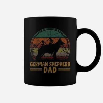 Retro Dog Dad Fathers Day Best German Shepherd Dad Ever Coffee Mug | Crazezy