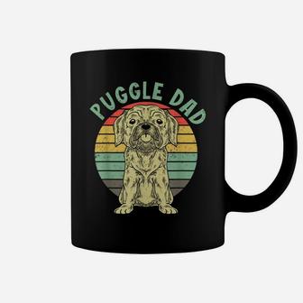 Retro Dog Lover Puggle Dad Pet Animal Dog Owner Cute Puggle Coffee Mug | Crazezy UK