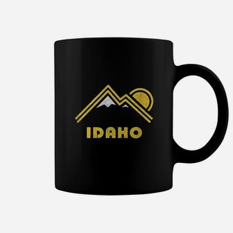 Retro Idaho Vintage Mountains Coffee Mug | Crazezy