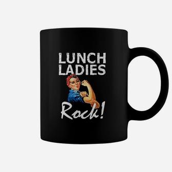 Retro Lunch Ladies Rock Funny Lunch Lady Quad Back To School Coffee Mug - Thegiftio UK