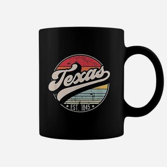 Retro Texas Home State Tx Cool 70s Style Sunset Coffee Mug - Thegiftio UK