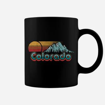 Retro Throwback Colorado Hoodie - Vintage Rocky Mountains Coffee Mug | Crazezy