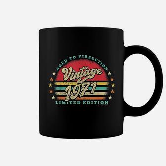 Retro Vintage 50Th Birthday 1971 Aged To Perfection Coffee Mug | Crazezy CA