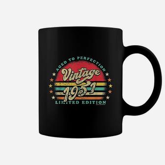 Retro Vintage 70Th Birthday 1951 Aged To Perfection Coffee Mug | Crazezy AU