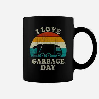 Retro Vintage Recycling Trash Kids I Love Garbage Day Truck Coffee Mug | Crazezy