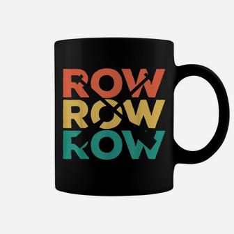 Retro Vintage Rowing Gift For Rowers Coffee Mug | Crazezy