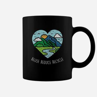Reuse Reduce Recycle Earth Day Environmentalist Gift Coffee Mug - Seseable