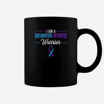 Rheumatoid Arthritis Warrior Blue And Purple Rheumatism Coffee Mug - Monsterry DE