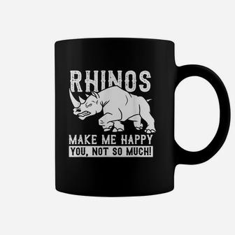 Rhino Happy Gift Idea Animal Rights Coffee Mug - Thegiftio UK