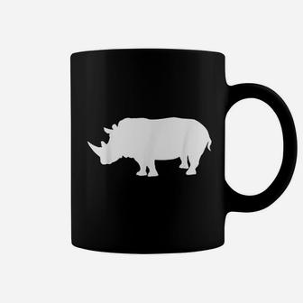 Rhino White Coffee Mug | Crazezy UK