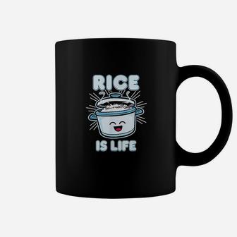 Rice Is Life Filipino Food Philippines Gift Kawaii Top Coffee Mug | Crazezy