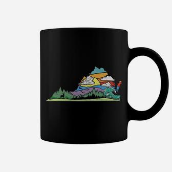Richmond Virginia Outdoors & Nature Lover Retro 80S Graphic Sweatshirt Coffee Mug | Crazezy AU