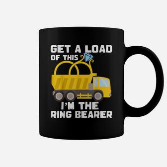 Ring Bearer Shirt Funny Wedding Truck Boys Gift Idea Tee Coffee Mug | Crazezy