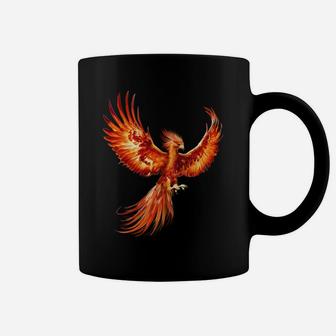 Rising Phoenix Fire Fenix Inspirational Fantasy Gift Coffee Mug | Crazezy