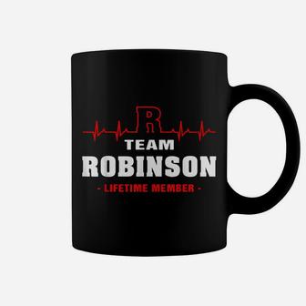 Robinson Surname Proud Family Team Robinson Lifetime Member Coffee Mug | Crazezy DE