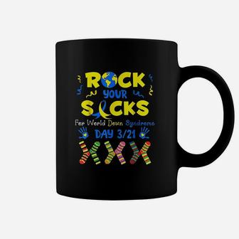 Rocks Your Socks World Downs Syndrome Awareness Coffee Mug - Thegiftio UK