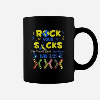 Rocks Your Socks World Downs Syndrome Awareness Coffee Mug - Thegiftio