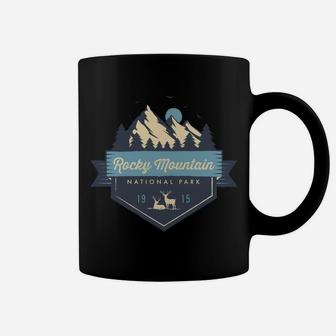 Rocky Mountain National Park Cool Vintage Mountain Coffee Mug | Crazezy DE