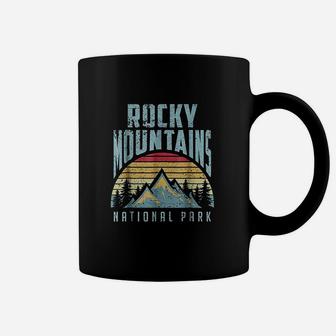 Rocky Mountains National Park Colorado Vintage Retro Coffee Mug | Crazezy DE