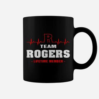 Rogers Surname Proud Family Team Rogers Lifetime Member Coffee Mug | Crazezy DE