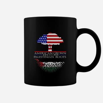 Roots American Grown Tree Flag Usa Coffee Mug | Crazezy