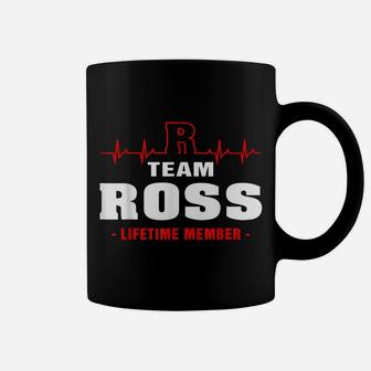 Ross Surname Proud Family Team Ross Lifetime Member Coffee Mug | Crazezy CA