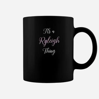 Ryleigh Name Personalized Women Cute Pink Girl Gift Coffee Mug - Thegiftio UK