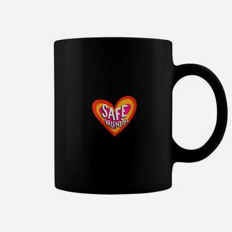 Safe Valentine Stay At Home Happy Valentine's Day Coffee Mug - Monsterry AU