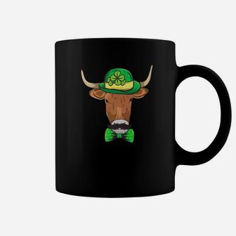 Saint Patricks Day Bull St Paddys Cow Tee Coffee Mug - Thegiftio UK