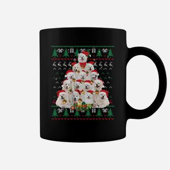 Samoyed Christmas Dog Lover Gift Ugly Sweater Xmas Tree Sweatshirt Coffee Mug | Crazezy
