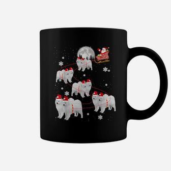 Samoyed Reindeer Santa Xmas For Dog Coffee Mug - Monsterry CA