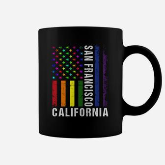 San Francisco California Gay Pride Rainbow American Flag Lbgt Rights Coffee Mug - Thegiftio UK