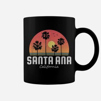 Santa Ana Ca Vintage Gift Retro Women Men Kids Souvenir Coffee Mug | Crazezy
