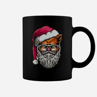 Santa Claus Cat Coffee Mug - Monsterry DE