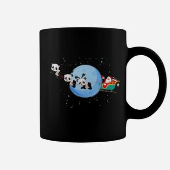 Santa Claus Riding Panda Coffee Mug - Monsterry AU